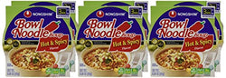 Collection of Nongshim Hot & Spicy Instant Ramen Noodle Bowl Soup Mix, 6 Pack, Includes Fish Cakes, Crisp Carrot & Green Onion Topping in a gallery layout