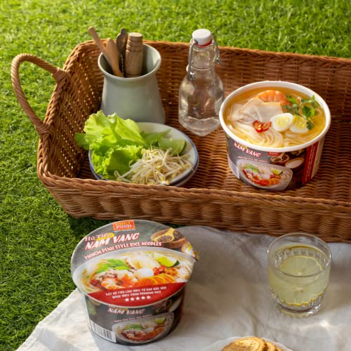 Collection of SIMPLY FOOD Instant Phnom Penh Rice Noodles (Hủ Tiếu Nam Vang) - 9 BOWLS/ 75g in a gallery layout