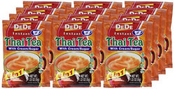 Collection of DEDE Instant Thai Tea Drink with and Sugar 12 Pockets, cream, 14.76 Ounce in a gallery layout