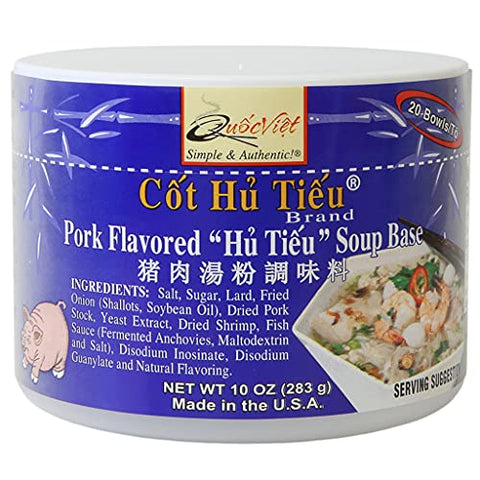 Quoc Viet Foods - Pork Flavored "Hu Tieu" Soup Base 10oz Cot Hu Tieu Brand