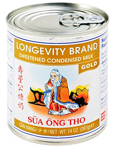 Longevity Sweetened Condensed Milk, Gold, 14-oz