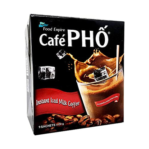 Cafe Pho Vietnamese 3in1 Instant Coffee Mix, Box of 9 Sachets