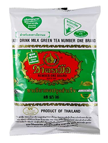 ChaTraMue Number One, Thai Iced Tea, Imported From Thailand, Size 200g (Milk Green Tea)