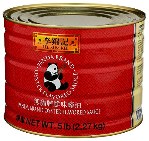 Collection of Lee Kum Kee Panda Brand Oyster Sauce, 5 Pounds - 2.27 kg, No Preservatives in a gallery layout