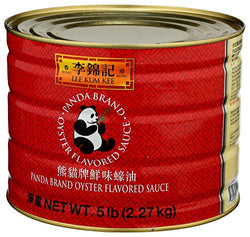 Collection of Lee Kum Kee Panda Brand Oyster Sauce, 5 Pounds - 2.27 kg, No Preservatives in a gallery layout