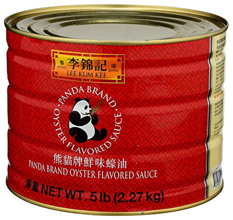 Lee Kum Kee Panda Brand Oyster Sauce, 5 Pounds - 2.27 kg, No Preservatives