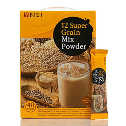 Collection of Damtuh Korean 12 Super Mixed Grain Powder Meal Replacement Shake Breakfast Simple Meal Superfoods Misugaru 20g x 40 Sticks in a gallery layout