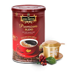 Collection of TNI King Coffee Premium Blend 100% Arabica Ground Coffee, Mild Acidity Low Calorie - 16 Oz in a gallery layout