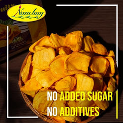 Collection of NAM HUY Vietnam's Dried Jackfruit Fruit Snacks 16 Oz in a gallery layout